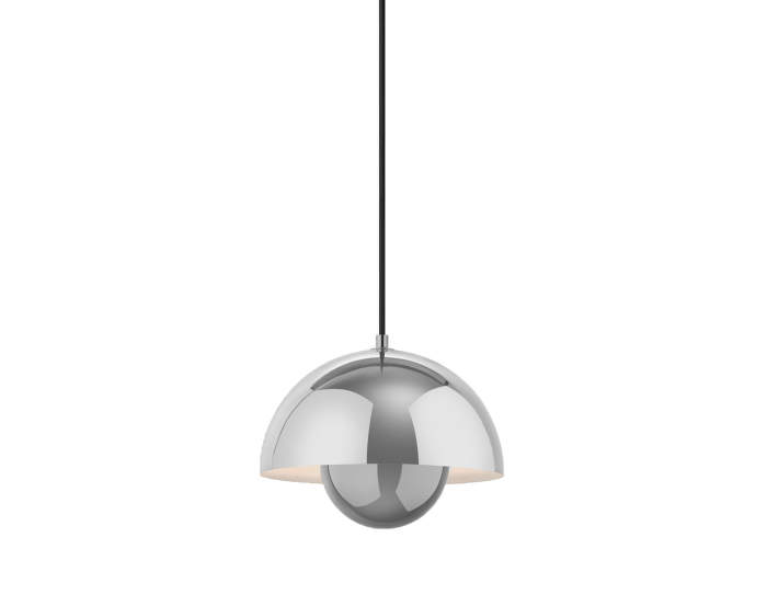 Závesná lampa Flowerpot VP1, chrome-plated