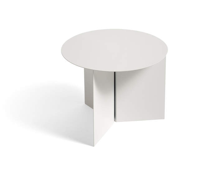 Stolík Slit Round Side, white