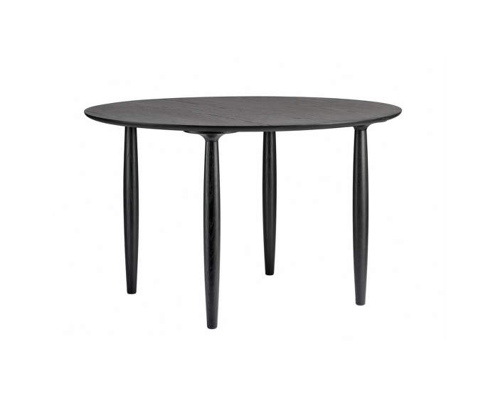 Oku Dining Table Round, black oak