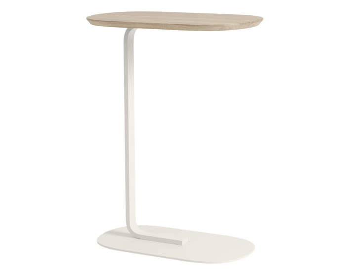 Relate Side Table 73,5 cm, solid oak / off-white