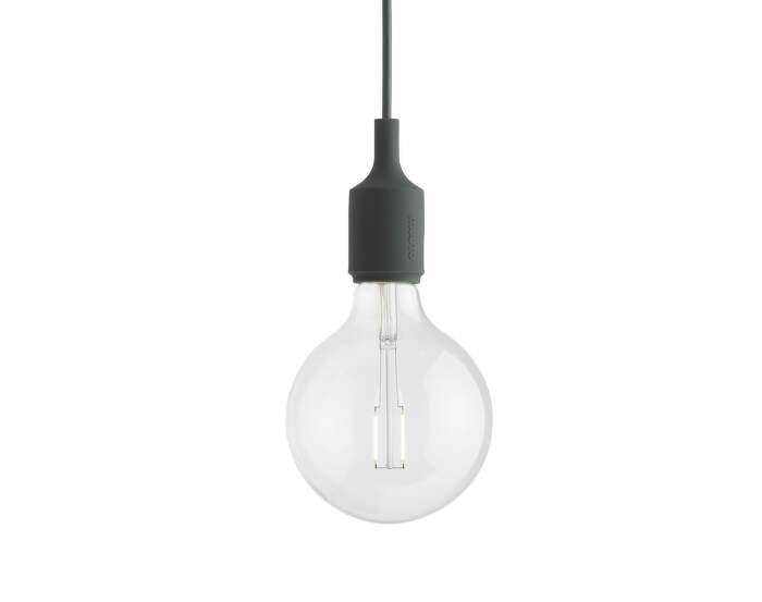 E27 Pendant Lamp, dark green