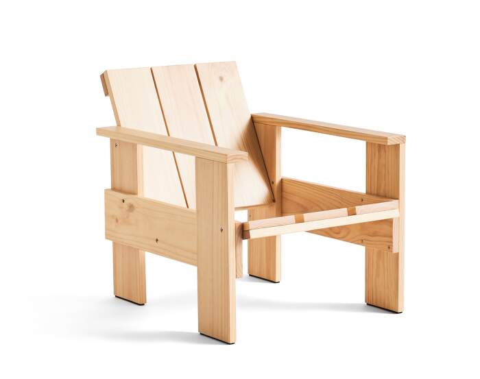 Crate Lounge Chair, pinewood