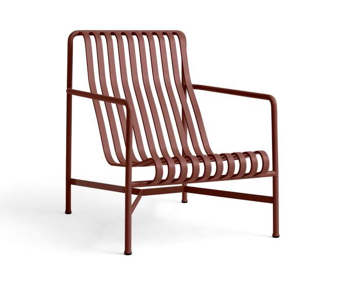 Palissade Lounge Chair High, iron red