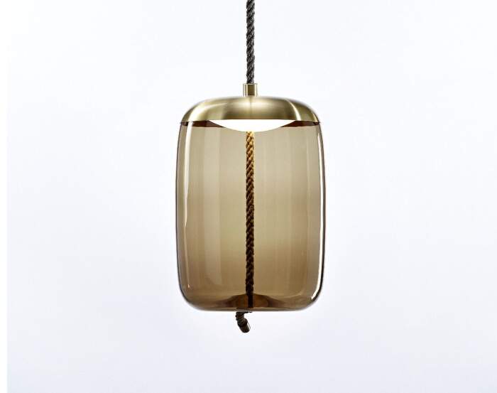 svietidlo Knot Cilindro PC1019 Lamp, brown / brass