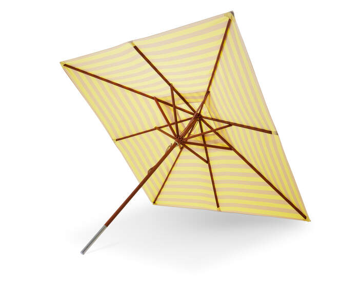 slnecnik Messina Umbrella 300, lemon / sand stripe