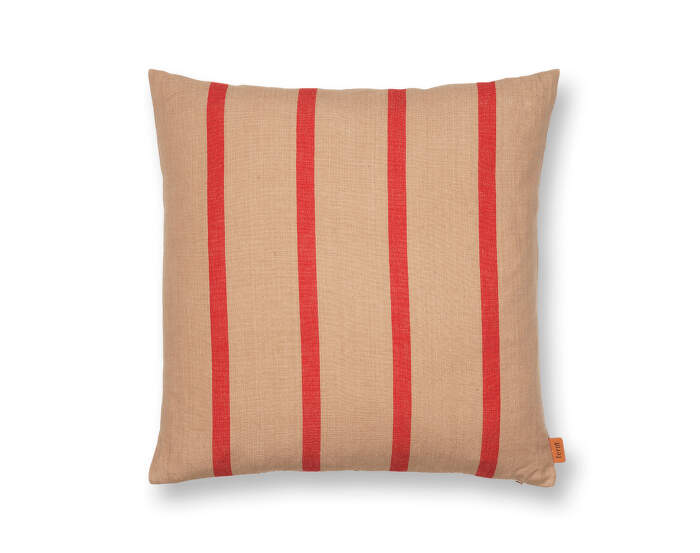 vankus Grand Cushion, camel / red