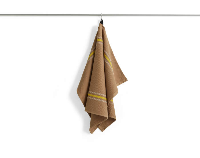 utierka Canteen Tea Towel, beige and yellow