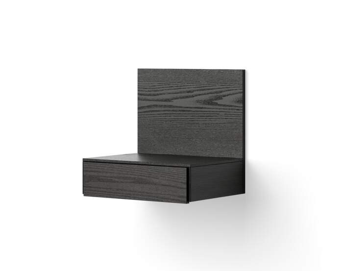 stolek-Tana Wall Mounted Nightstand, black oak