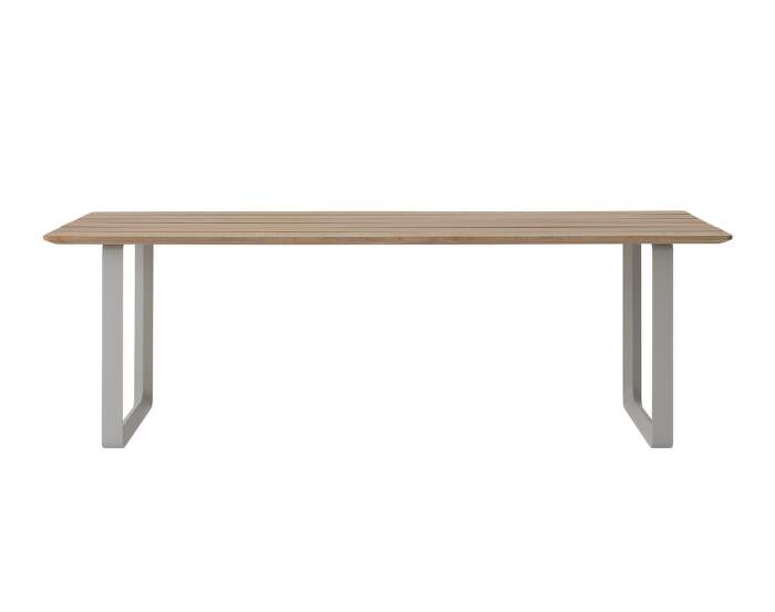 stul-70/70 Outdoor Table, mahogany / grey