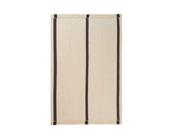 Koberec Calm Kelim 140x200, off-white/coffee