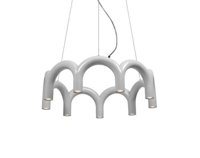 Závesné svietidlo Arch Circle 76, white