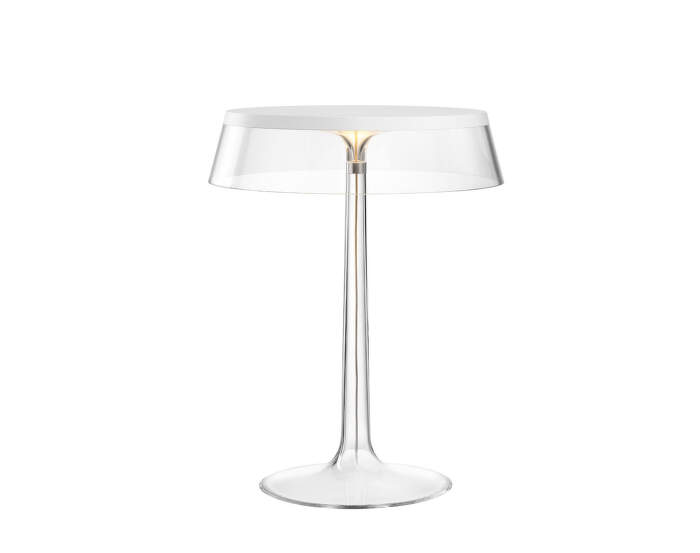 Stolná lampa Bon Jour, white/transparent