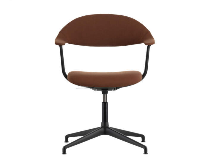 Kancelárska stolička Mynt Upholstery, marron/cognac/black