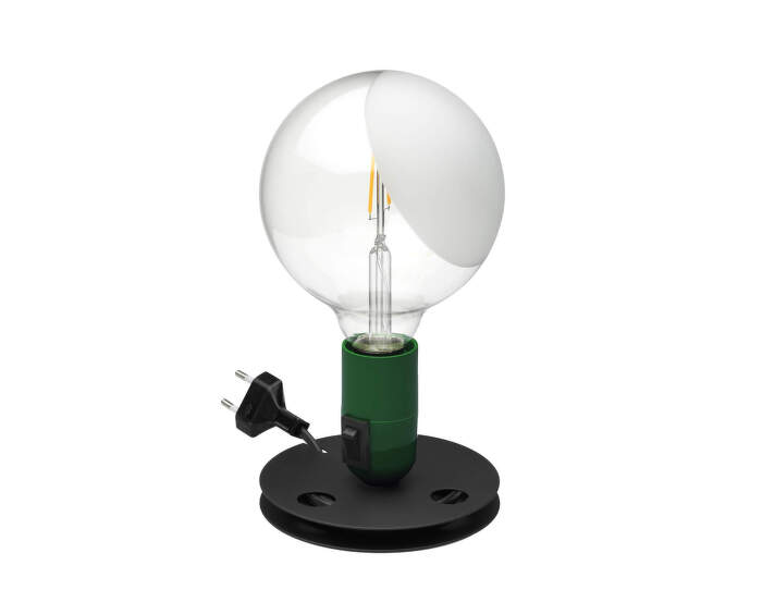 Stolná lampa Lampadina, green