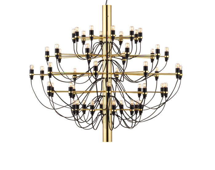 Luster 2097/50 Clear Bulbs, brass