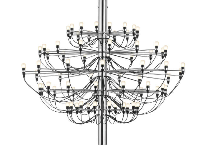 Luster 2097/75 Frosted Bulbs, chrome