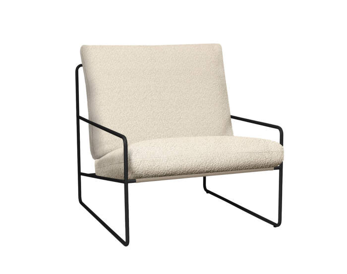 Kreslo Desert 1-Seater, black/off-white