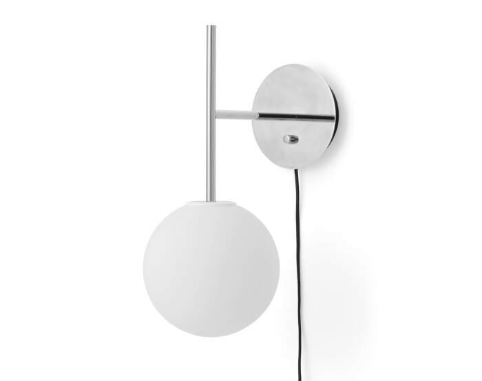 Nástenná lampa TR Bulb Suspended, polished steel