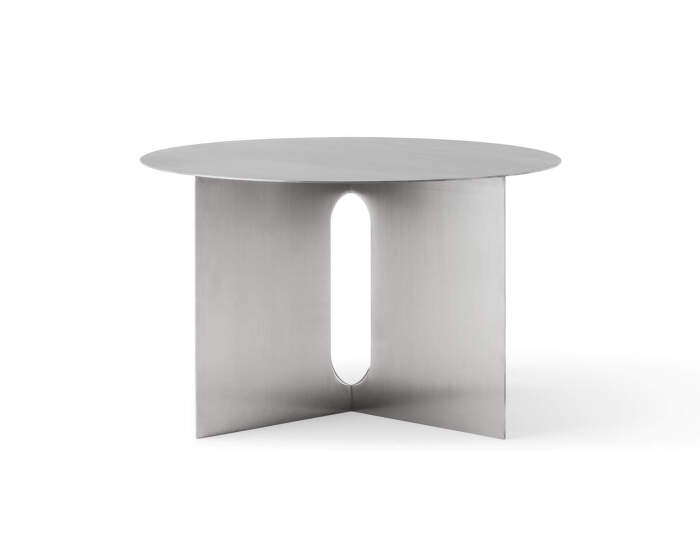 Konferenčný stolík Androgyne Ø63, brushed steel