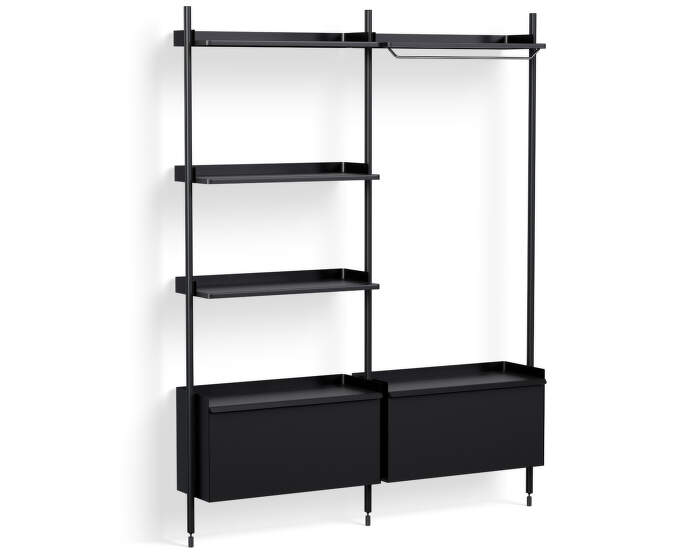 Policový systém Pier kombinácia 1082, black
