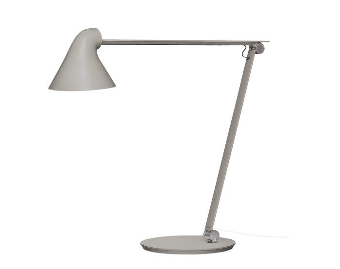 Stolná lampa NJP, light aluminium grey