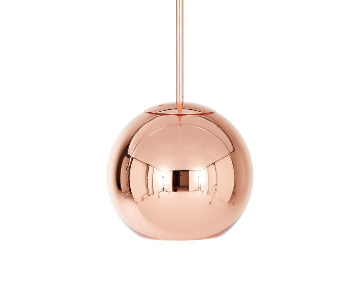 Copper Round Pendant 25 cm