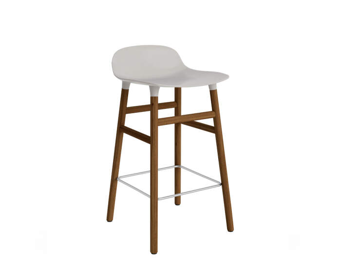 Barová stolička Form 65 cm, warm grey/walnut