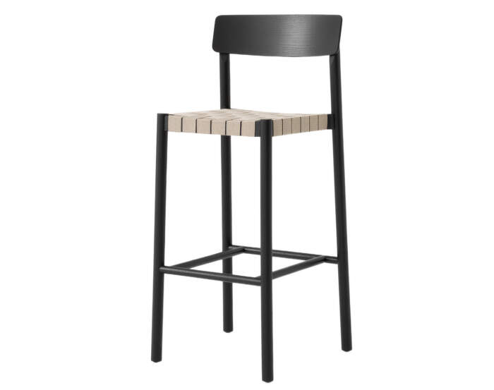 Barová stolička Betty TK15, black/natural