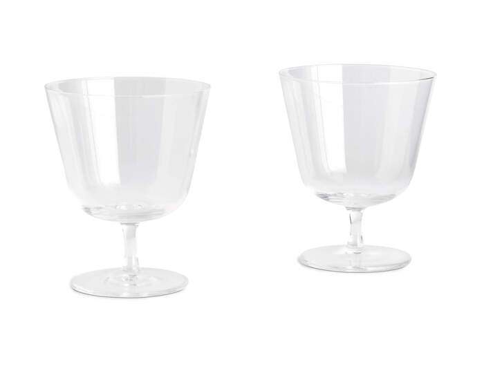 Poháre Curve Stem Small 2ks, clear