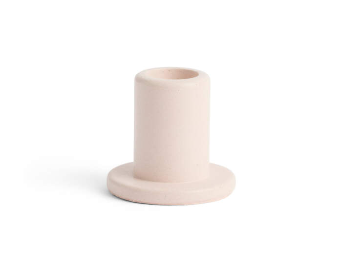 Svietnik Tube Concrete Small, light pink