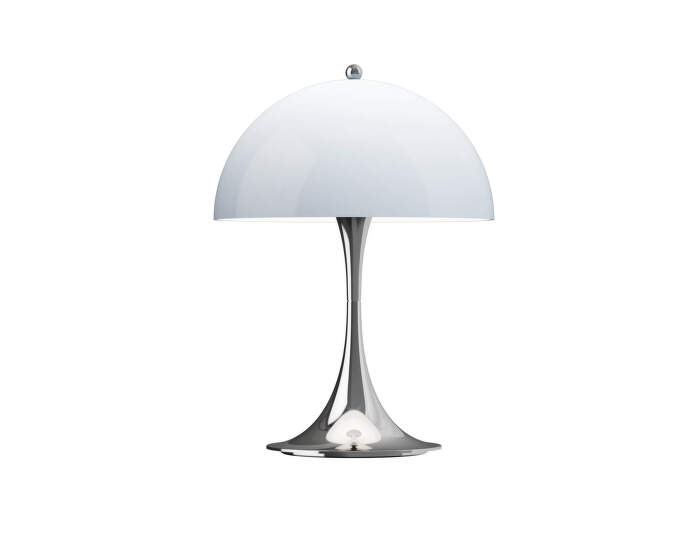 Prenosná lampa Panthella 250, chrome opal blue grey
