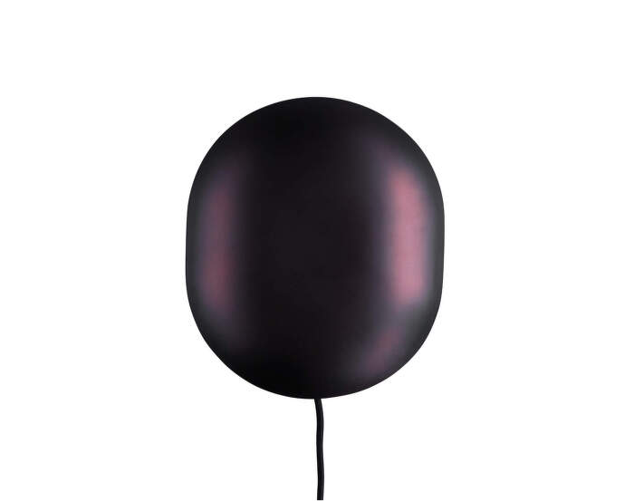 Nástenná lampa Clam, burned black