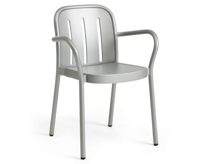 Zahradní židle Deville s područkami, silver grey