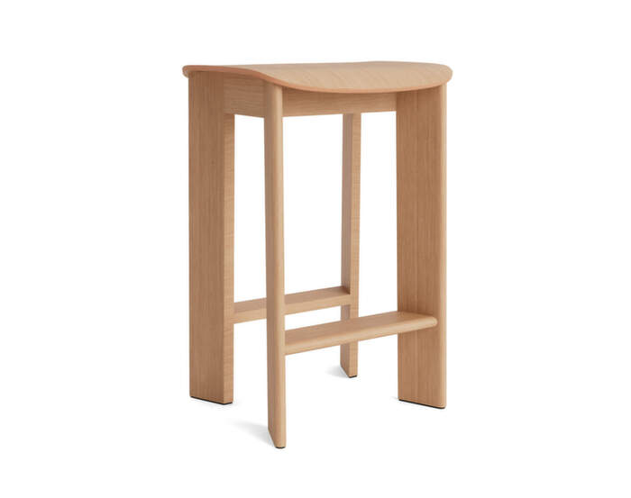 Barová stolička Chisel 30 H65, lacquered oak