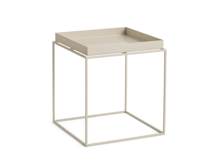  Stolek Tray Table 40x40, warm beige