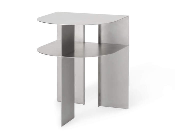 Odkladací stolík Rand, stainless steel