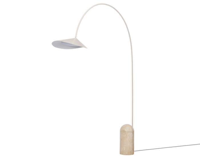 Stojacia lampa Arum Arched, cashmere