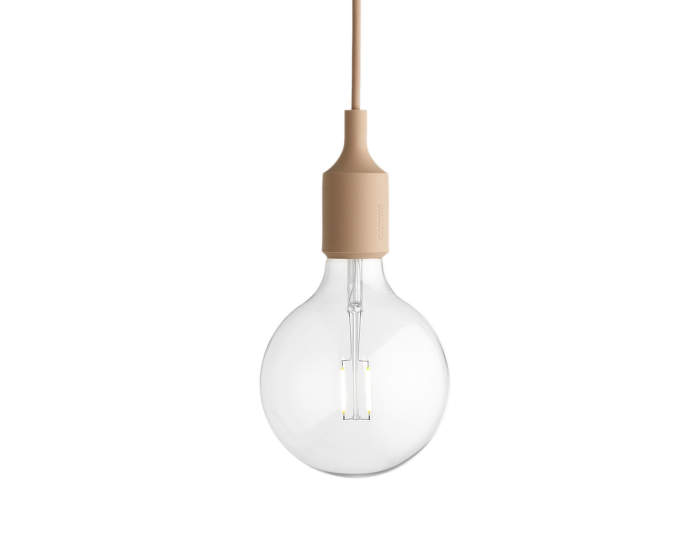 Závesná LED lampa Muuto E27, nude