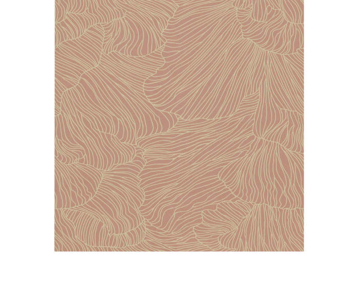 Tapeta Coral, dusty rose/beige