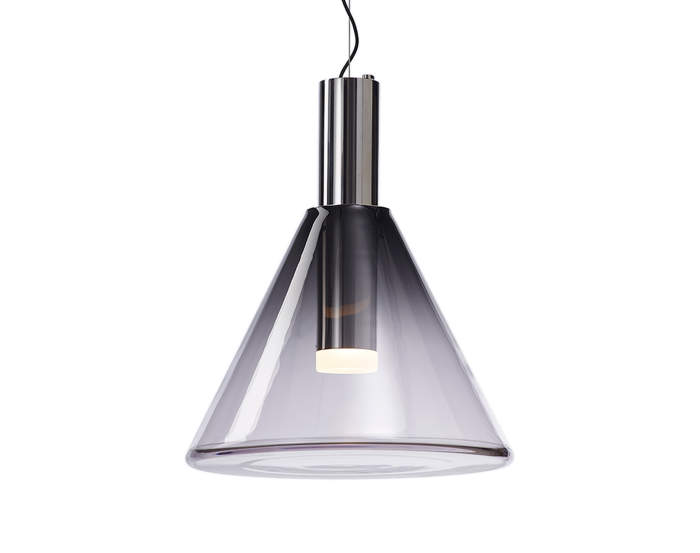 Lampa Phenomena, smoke grey/silver