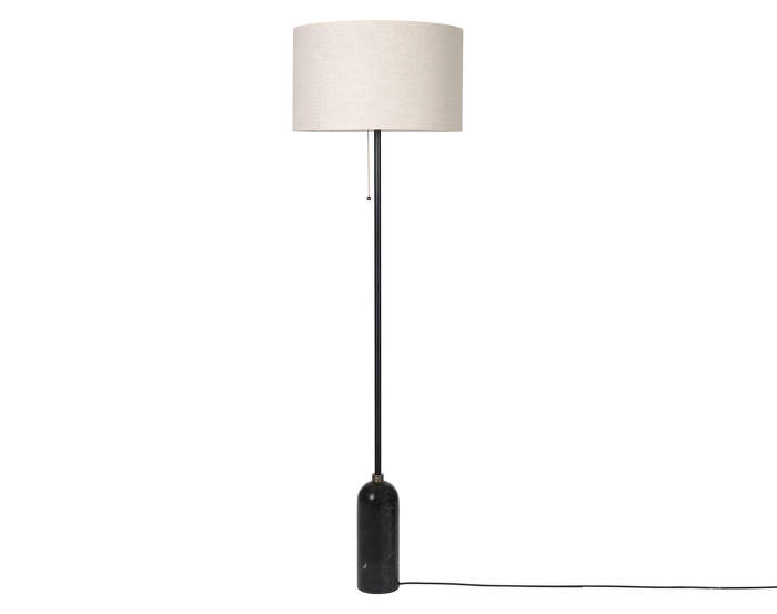 Gravity-floor-lamp-black-marble-canvas-shade