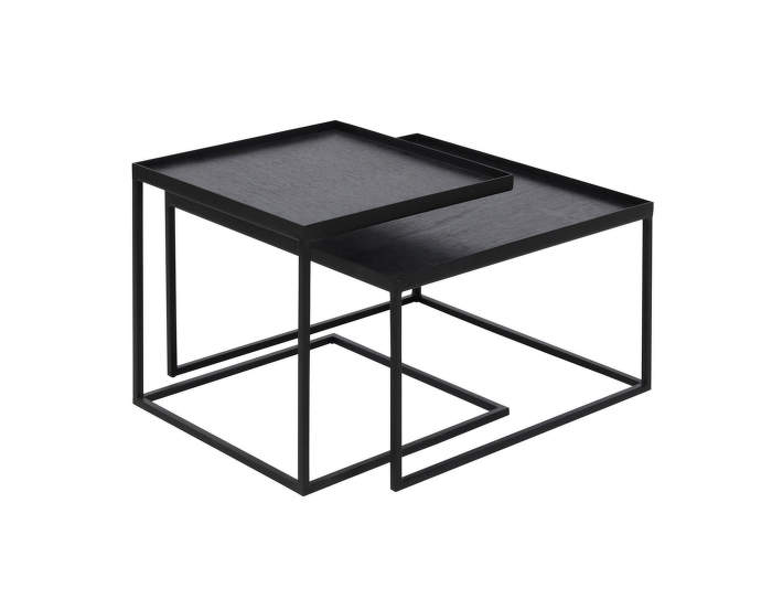 Square tray coffee table set