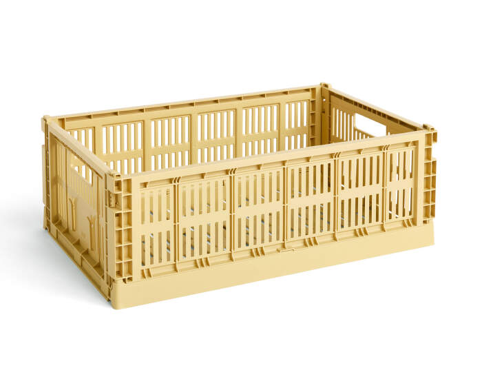 goldenyLColour Crate L, golden yellow
