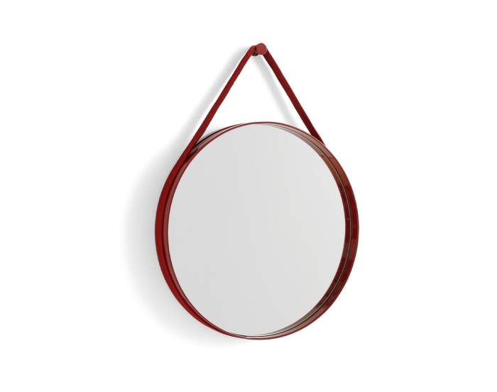 Strap Mirror 50cm, red