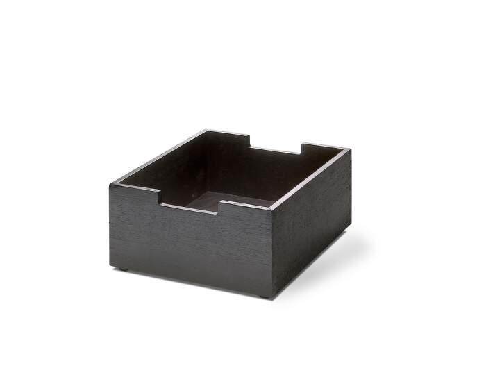box Cutter Box Low, black oak