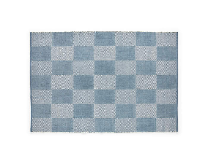 koberec-Check Rug 140x200, light blue