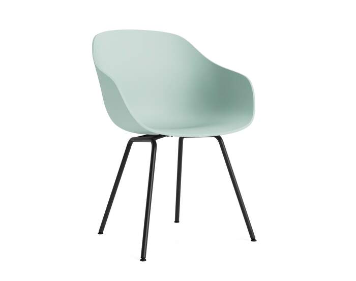 zidle-AAC 226 Chair Black Steel, dusty mint