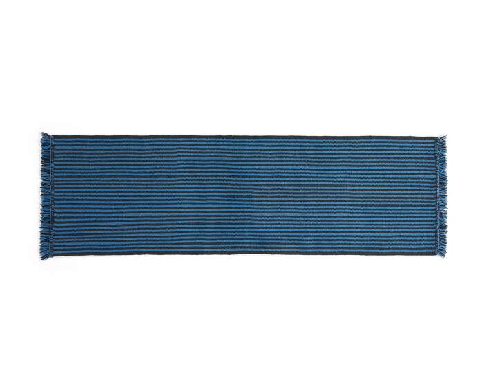 koberec-Stripes and Stripes Wool Rug, blue