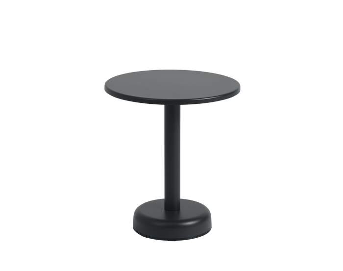 stolek-Linear Steel Coffee Table Ø42, black