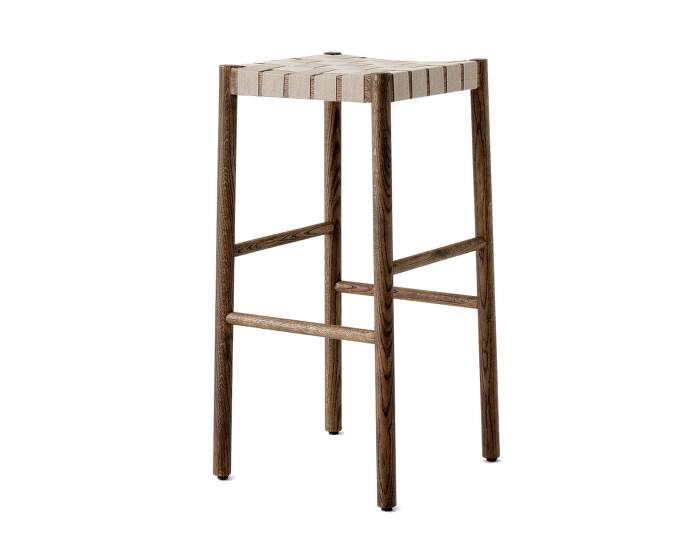 stolicka-Betty TK8 Bar Stool, smoked oak / natural webbing